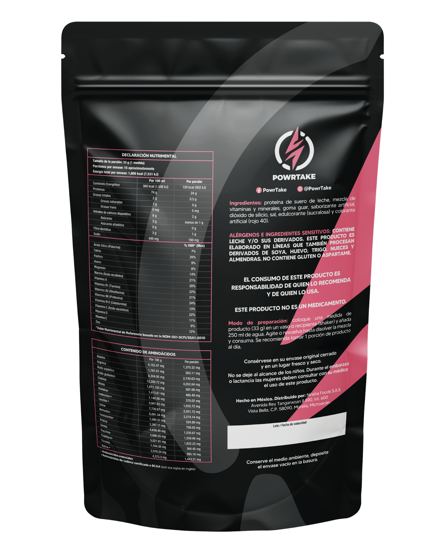 Proteína Hidrolizada Vitaminada sabor Fresa