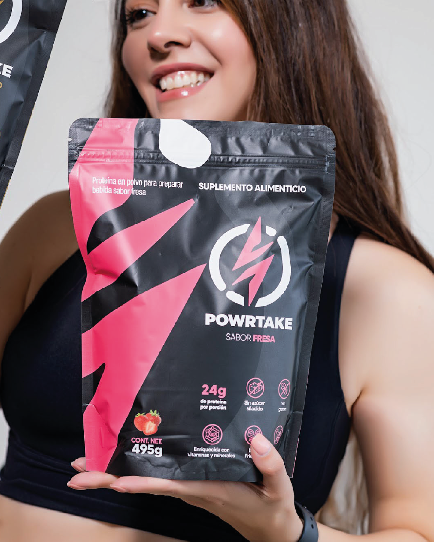 Proteína Hidrolizada Vitaminada sabor Fresa